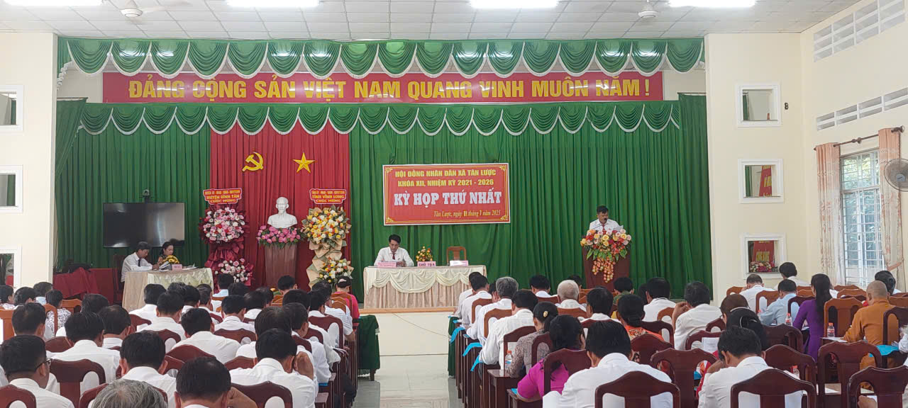 DANH SÁCH ĐẠI BIỂU HĐND XÃ TÂN LƯỢC, NHIỆM KỲ 2021-2026 SAU THỰC HIỆN CHÍNH QUYỀN ĐỊA PHƯƠNG 2 CẤP