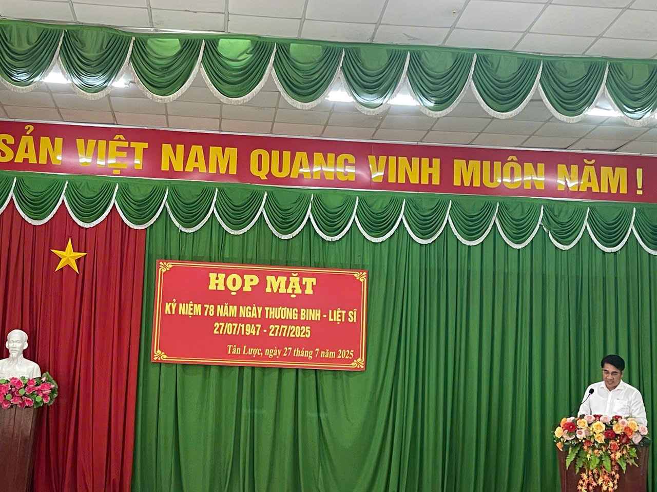 Họp mặt kỷ niệm 78 năm ngày Thương binh Liệt sĩ 27/7/1947 - 27/7/2025